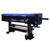 Imprimante DTF Audley haute vitesse avec 8 têtes d'impression I3200 Machine d'impression personnalisée multicolore pour t-shirt et jean 120cm