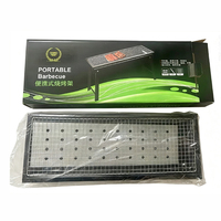 Barbecue pliant sans fumée pour l'extérieur, petit réchaud, gril à charbon de bois, four portable, rôtissoire