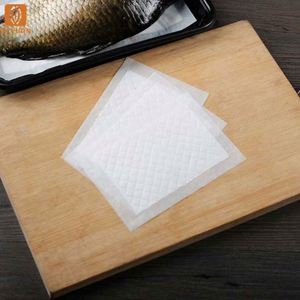 Tampon absorbant jetable de qualité alimentaire 210*150mm, écologique et très absorbant pour l'emballage de viande, poisson et fruits de mer, vente en gros - Product Image 2