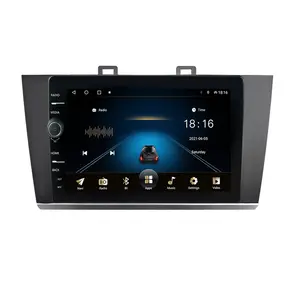 MEKEDE car gps navigation For Subaru Outback Legacy 2015 2016 2017 2018 radio multimedia no dvd player QLED Screen audio stereo