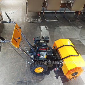 Quitanieves de Gasolina para Saneamiento de Calles, Cepillo Rodante Pequeño, Quitanieves Manual, Soplador de Nieve para Carreteras - Product Image 2