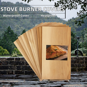 Housses de brûleurs de barbecue d'extérieur en bois anti-adhésives, résistantes à la chaleur, imperméables et anti-poussière pour cuisinières à gaz - Product Image 2