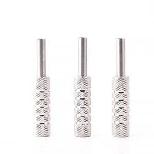 Ventes Flash : Poignée de machine à tatouer en acier inoxydable de haute qualité pour machine rotative à bobine, pour l'art corporel, usage professionnel pour artistes - Product Image 3