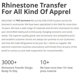 Cheap Price Cheer Bling Hotfix Custom Rhinestone Heat Transfer Design Iron On T-shirt