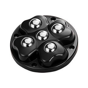 Furniture Caster Swivel Plate Mount Nylon <b>Wheel</b> Precision Ball Easy Installation Minimalist Design For Home Use - Product Image 3