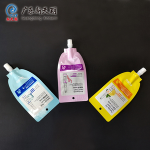 Bolsas de Plástico con Forma Especial Personalizadas, Impresas en 3 Colores, con Boquilla, para Envasado de Muestras de Cosméticos - Product Image 2