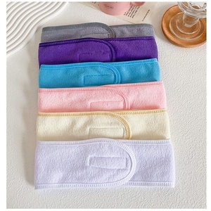 ที่คาดผมไมโครไฟเบอร์แบบติดเวลโครพร้อมโลโก้สั่งทำ ขายส่ง - Product Image 3