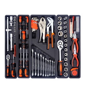 Kit d'outils combinés pour voitures, motos, vélos, clé à cliquet en acier au carbone dans un coffret rigide, personnalisable OEM - Product Image 5