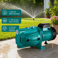 Pompe à eau auto-amorçante 1 CV à jet haute pression pour augmenter la pression de l'eau du robinet domestique familial