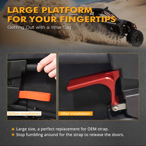 NICECNC Set Maniglie Porta Sinistra e Destra per Can-am <span class=keywords><strong>Maverick</strong></span> X3 <span class=keywords><strong>2</strong></span> e 4 Porte 2017-2022 2020 2021 UTV in Alluminio - Product Image 3