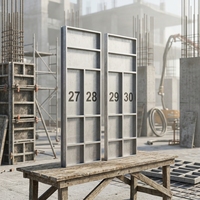 Coffrage mural en aluminium Huajian 6061-T6 pour dalle de béton - Réutilisable, haute résistance, montage facile, design moderne pour hôtel