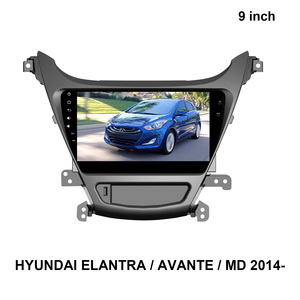 9 "Scherm Radio Voor Hyundai Elantra 2011- Dashboard Vervanging <span class=keywords><strong>Android</strong></span> 12.0, Gps Navigatie En Muziekspeler Handsfree Kit - Product Image 2