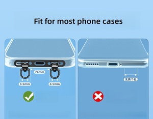 Laccetto Ultra-Sottile in Acciaio Inossidabile per Telefono con Doppia Fibbia, Connettore Anti-Smarrimento Durevole, Cinghie Metalliche per Cellulare, Portachiavi - Product Image 5