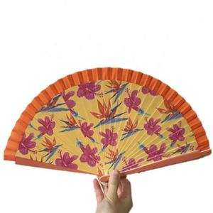 Ventilador plegable impreso de madera Español de Técnica tradicional china ventilador personalizado - Product Image 6