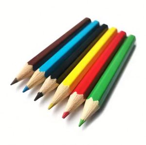 Ensemble de crayons à dessin scolaires en bois de haute qualité, 6 couleurs, crayons standard - Product Image 4