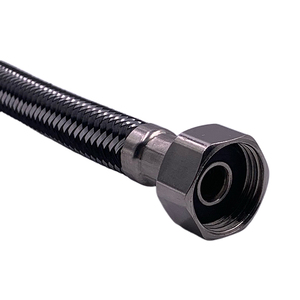Yowin Vente directe Tuyau flexible en acier inoxydable et nylon tressé <span class=keywords><strong>F1</strong></span>/2*<span class=keywords><strong>F1</strong></span>/2 pour chauffe-eau et raccordement de toilettes - Product Image 4
