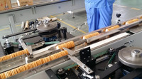 Machine à biscuits automatique à grande vitesse Skywin, 3 servomoteurs, contrôle PLC, remplissage électrique, étiquetage, scellage, sachet en aluminium, plastique