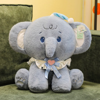Série Cirque : Peluche Mignonne Lion, Éléphant, Chiot, Porte-clés, Pendentif de Sac, Compagnon de Table, pour Machine à Pinces, Brodé, en Coton PP