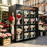 Kiosque de vente de fleurs intelligent OEM ODM certifié CE, vente chaude en Europe, distributeur automatique de fleurs 24h/24 sans personnel