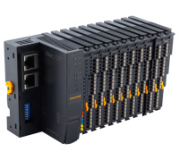 Modbus TCP Módulo de E/S distribuido remoto Buen precio Modbus TCP IO Acoplador 2 * RJ45 24VDC