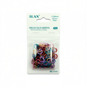 Anelli aperti Ilan 1,2x8mm 20g per la creazione di gioielli - Product Image 2
