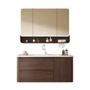 Mueble de Baño de Aluminio y Nido de Abeja con Espejo y Lavabo de Cerámica Integrado - Product Image 2
