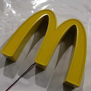 Led al aire libre Frontlit alfabeto inglés tienda logotipos cartelera Metal fabricado letra de canal de tienda - Product Image 6