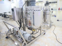 Mélangeur homogénéisateur en acier inoxydable 304 de 400 L pour cosmétiques et shampoings avec équipement à double enveloppe