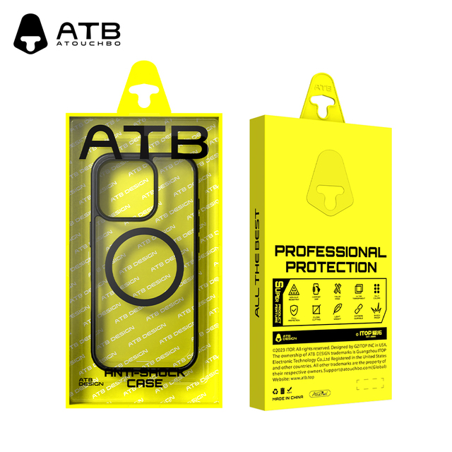 ATB Magnetic Charging Phone Case for iPhone 16 15 14 Pro Max Anti Shock Mobile Cover Cellphone Case