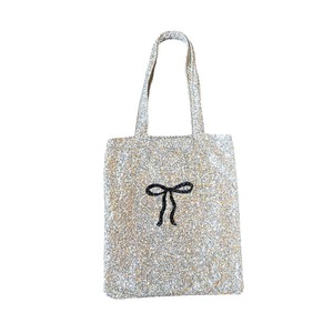 Bolso de mano blando con lazo negro inspirado en la cinta - Product Image 6