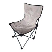 Chaise de camping pliable en tissu Oxford durable, avec logo personnalisé de luxe, sérigraphie, légère, portable, pour l'extérieur, l'école, la salle de sport