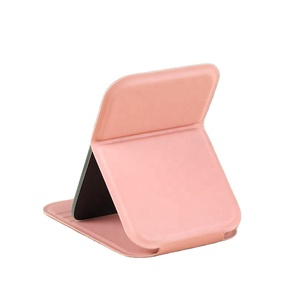 HQ Mixed Proc Discount Folding Pu Leather Pocket <b>Mirror</b> Custom Logo Portable Standing Travel Pu Compact <b>Mirror</b> for Make up - Product Image 2