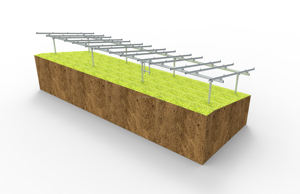 Estantería fotovoltaica ajustable en 4 direcciones para montaje en tierra Alu vs solución de montaje en Tierra solar - Product Image 4