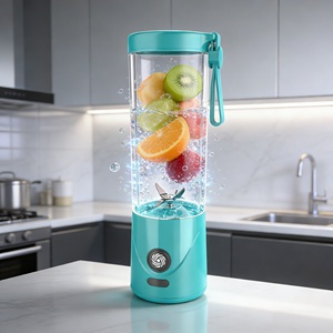 550ml Portable Blender 150W USB Rechargeable 2000mAh One Touch Hands Free 6 SUS304 Blades Turbo Ice Crushing BPA Free Leak Proof - Product Image 2