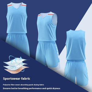 เสื้อบาสเก็ตบอลขายส่งสำหรับผู้ชาย แบบสั่งทำพิเศษ คุณภาพสูง ชุดบาสเก็ตบอลแบบกลับด้านได้ - Product Image 3