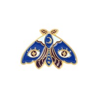Artisanat en métal populaire Badge d'insecte de dessin animé personnalisé Accessoires de broche papillon exquis Épinglettes en émail doux personnalisées