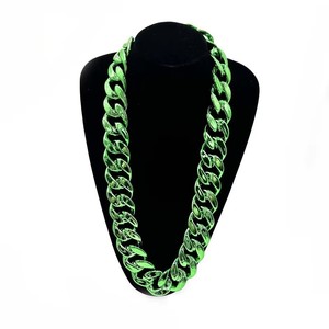 <span class=keywords><strong>Cadena</strong></span> Grande DIY Resistente a la Decoloración, Chapada en UV, para Regalo <span class=keywords><strong>de</strong></span> Fiesta, Accesorio <span class=keywords><strong>de</strong></span> Actuación, <span class=keywords><strong>Cadena</strong></span> Cubana Unisex para Competición Deportiva - Product Image 6