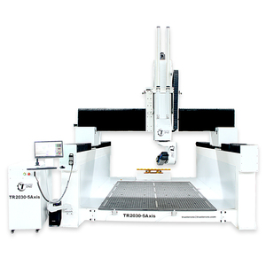 Precio barato, máquina enrutadora CNC de 5 ejes, modelo de madera 1530, trabajo automático para gabinete de muebles - Product Image 1