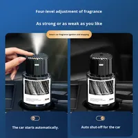 Diffuseur de Voiture en Verre Premium 120ml, Machine à Parfum Ultrasonique à Brume Nano avec Démarrage/Arrêt Automatique, 5 Niveaux de Confort Réglables pour la Maison et le Bureau