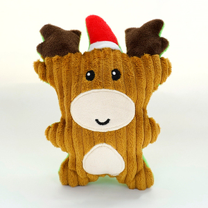 カスタムクリスマスフェスティバル動物きしむペットぬいぐるみ噛むガード咬傷に強い耐久性のあるおもちゃ - Product Image 5
