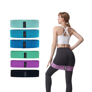 Zhoya Thể Thao Biểu Tượng Tùy Chỉnh Tập Thể Dục Yoga Hip Ban Nhạc Tập Thể Dục Tập Thể Dục Chống Trượt Vải Đàn Hồi Chiến lợi phẩm Resistance Bands Yoga Bands <span class=keywords><strong>Set</strong></span> - Product Image 2