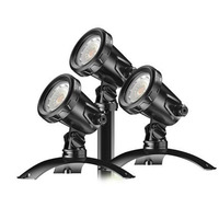 Lumière LED de plongée pour piscine en plastique, étanche, pour pelouse, cour, étang, paysage, projecteur, économie d'énergie, double usage