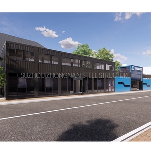 Casa prefabbricata di lusso del contenitore modulare di trasporto prefabbricato su misura grande su misura con due tre bagni europei - Product Image 4