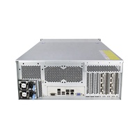 Casing Server rak kustom 4u 8bay Hot Swap untuk Nvr Nas Atx Form mendukung 2 kartu Gpu Server Chassis dengan penggemar