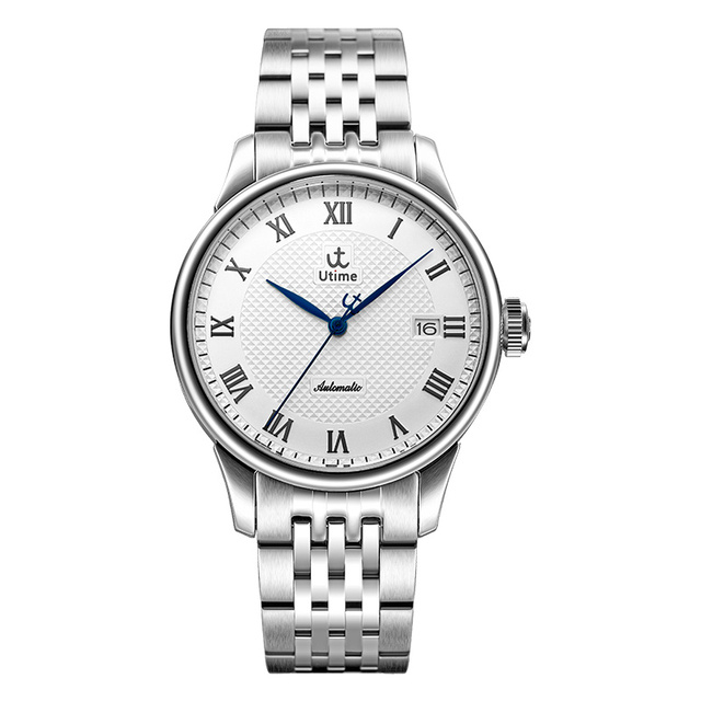 New Arrival Men Luxury Mechanical Watch Pointer Hands Glass Dial Stainless Steel Automatic Movement SEIKO Brand Water Resistant