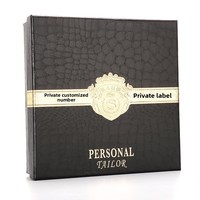 Boîte cadeau carrée en papier à motif crocodile, avec couvercle et plateau, pour ceintures et portefeuilles, vente en gros, directement de l'usine, en stock