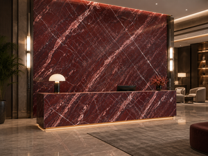Dalles de marbre <span class=keywords><strong>rouge</strong></span> <span class=keywords><strong>Amarone</strong></span> polies, à jointure apparente, pour murs décoratifs, encadrements de cheminées, plans de toilette, dessus de table à manger - Product Image 3