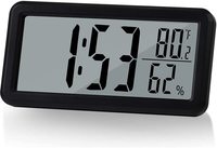 Réveil électronique créatif pour enfants et thermomètre Horloge intelligente en plastique prête à l'emploi avec prise en charge de la personnalisation OEM