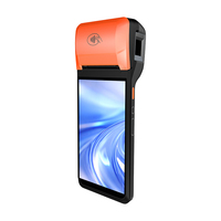 Terminal mobile Noeyox NB60F 6 pouces avec lecteur d'empreintes digitales, lecteur de codes-barres, imprimante thermique 58 mm, NFC, Android 14 certifié, certifié FBI, en stock