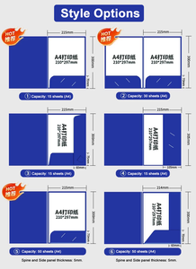 Carpetas de Presentación A4 A5 de Lujo con Dos Bolsillos, Servicios Personalizados, Carpeta de Catálogo Empresarial para Guardar Hojas - Product Image 4